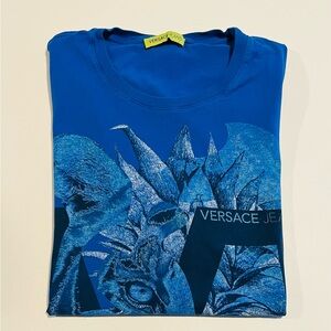 Versace Jeans Men’s Couture Graphic Blue T Shirt Size XL